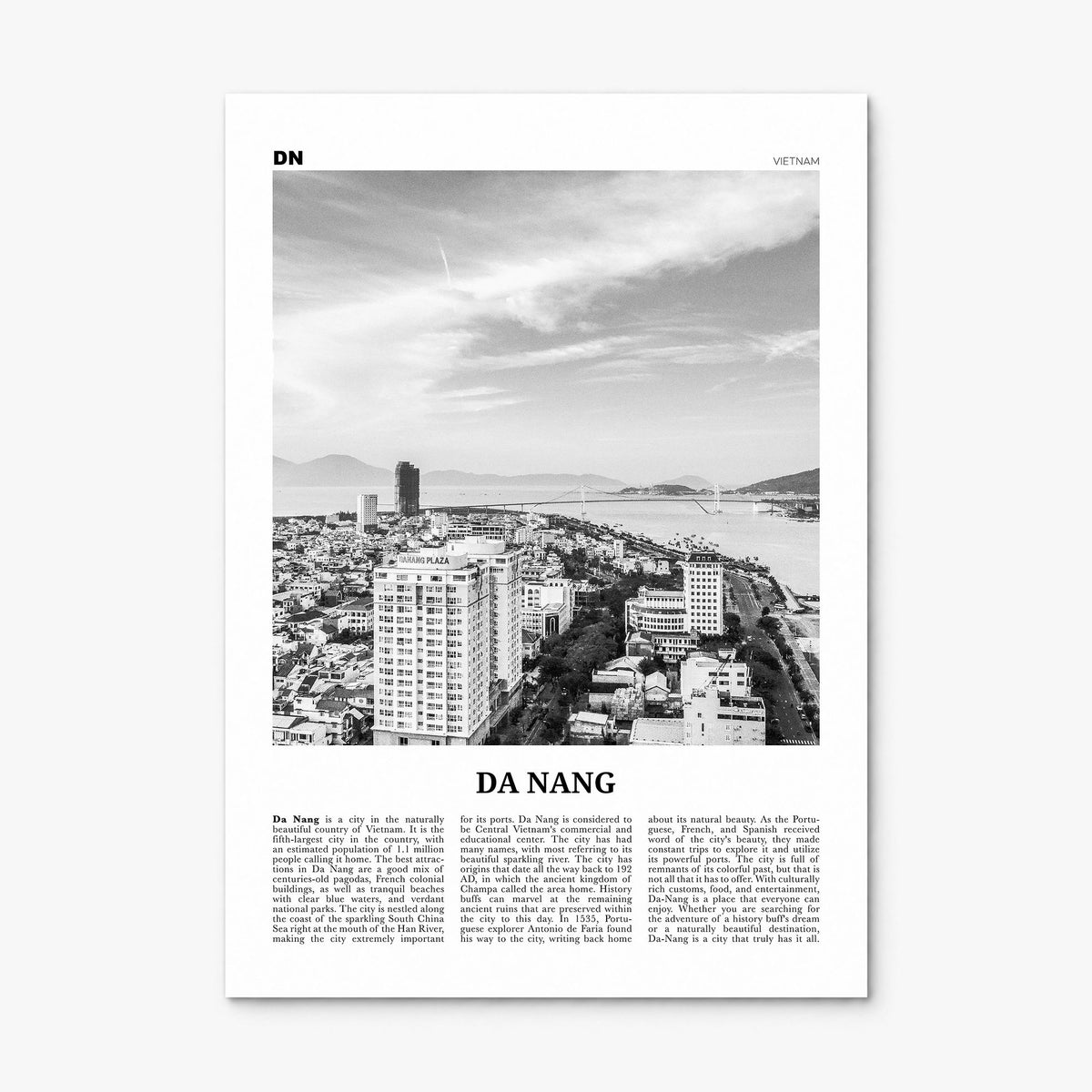 Da Nang Newspaper Poster, print only (unframed)