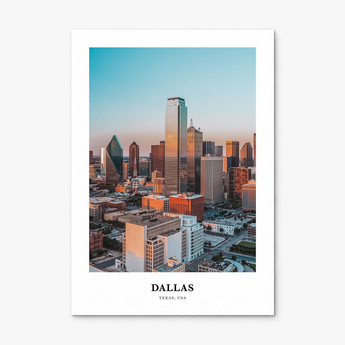 Dallas Classic No 1 Poster, print only (unframed)
