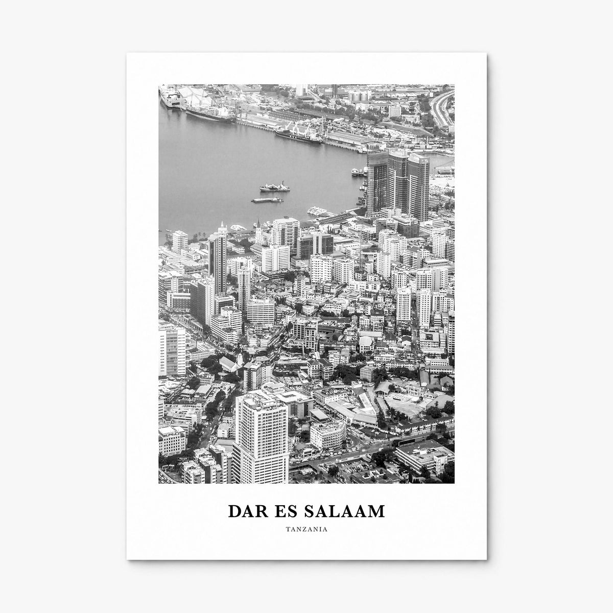 Dar es Salaam Classic Poster, print only (unframed)