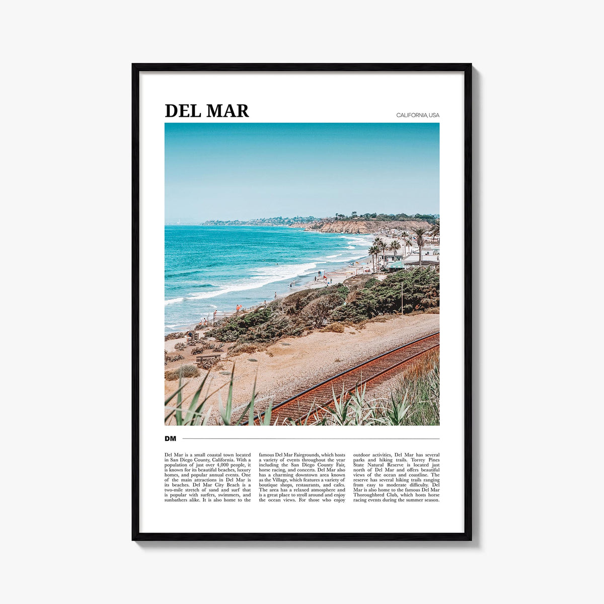 Del Mar Travel Poster