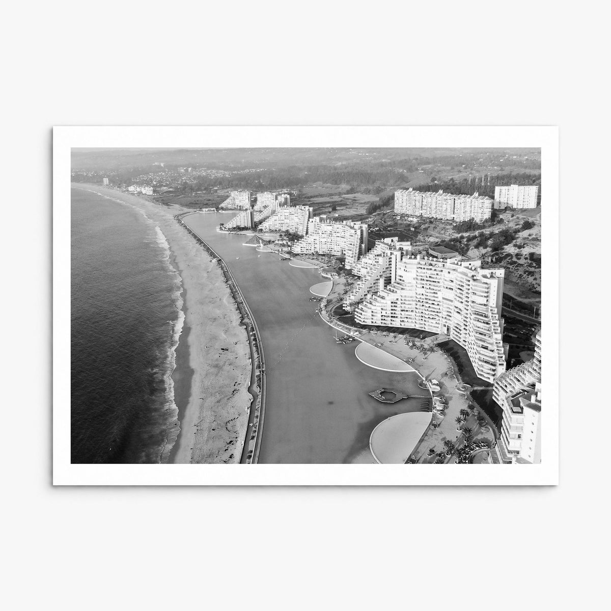 Del Mar Photo Poster, print only (unframed), white border