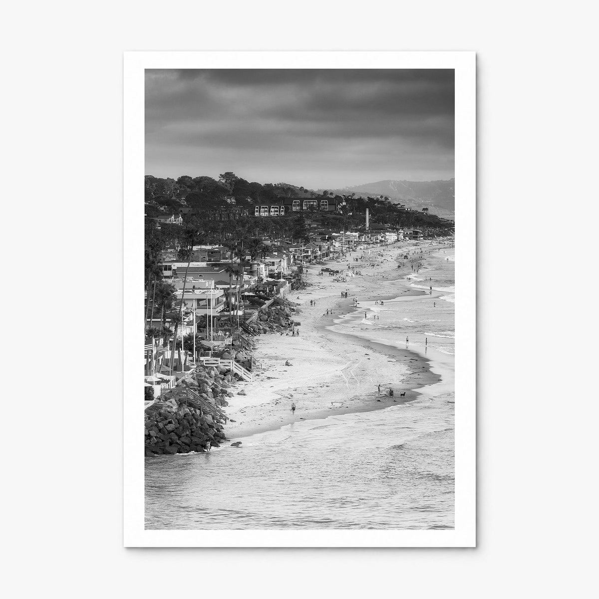 Del Mar Photo Poster, print only (unframed), white border