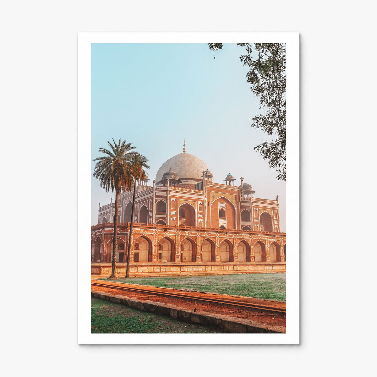 Delhi Photo Poster, print only (unframed), white border
