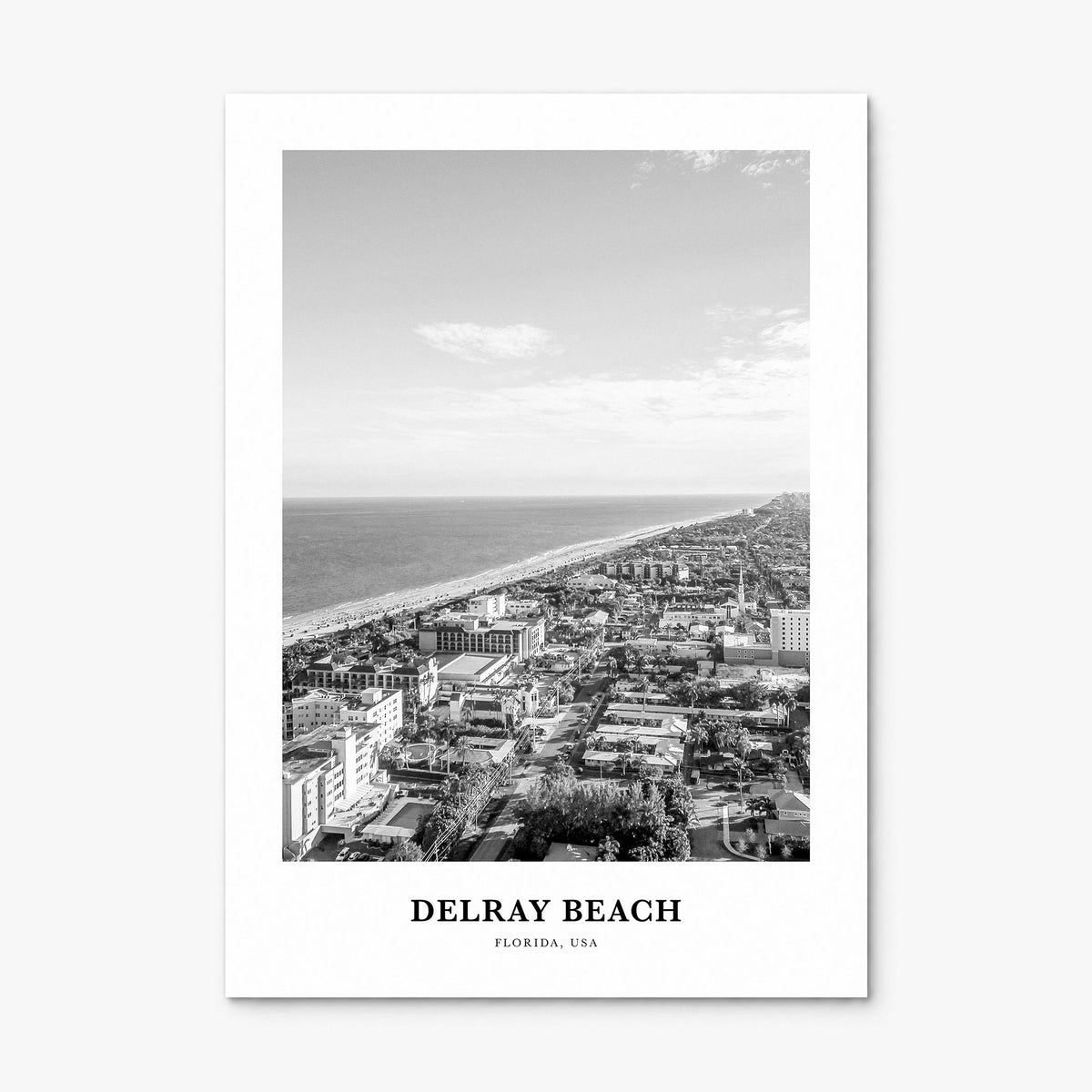 Delray Beach Classic Poster, print only (unframed)