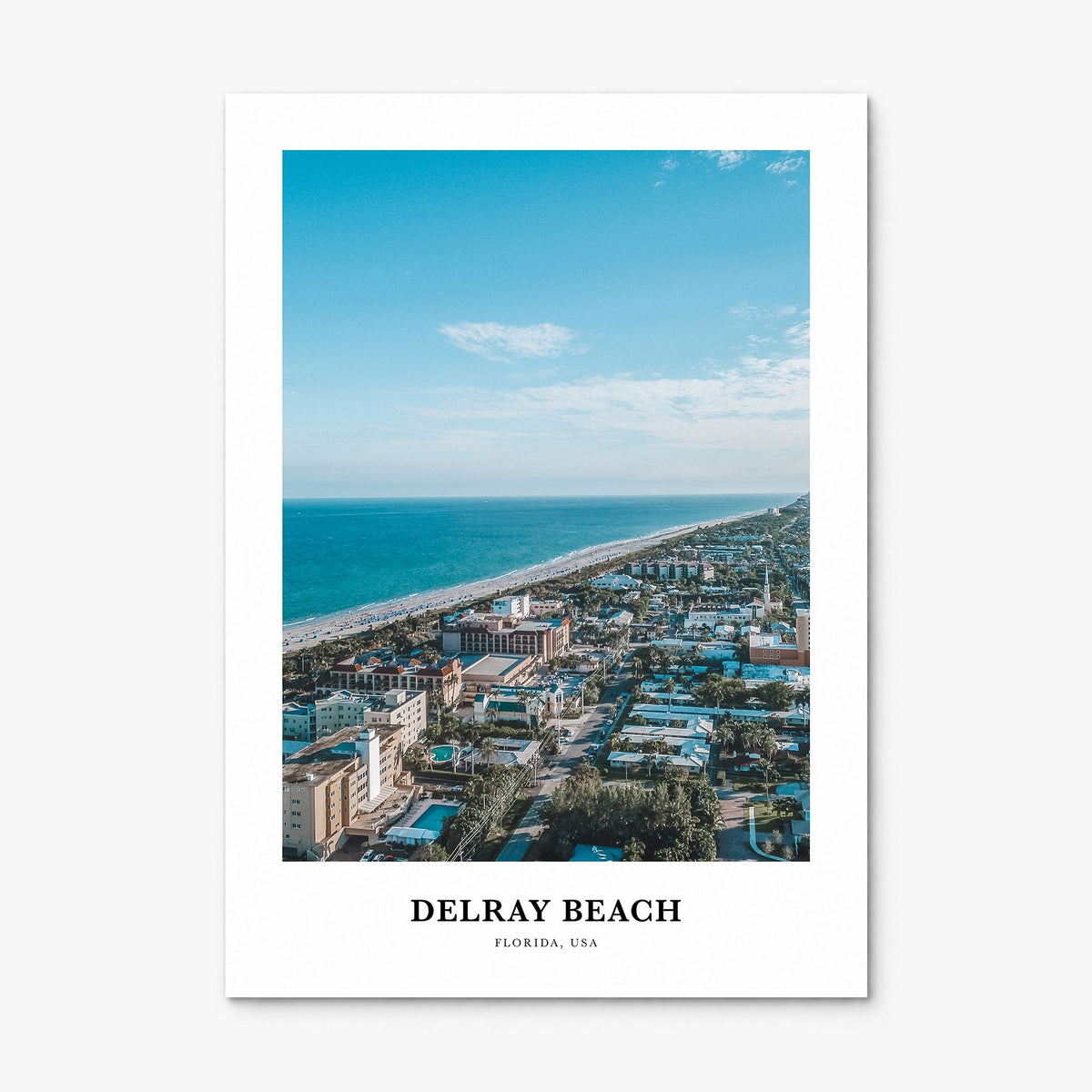 Delray Beach Classic Poster, print only (unframed)
