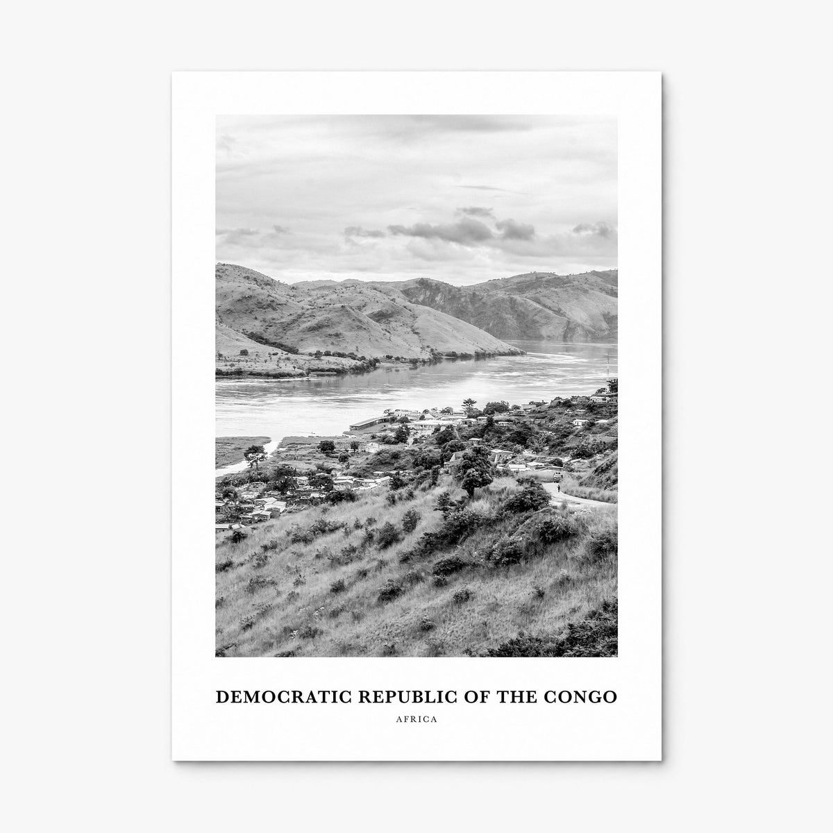 Democratic Republic of the Congo Classic Poster, print only (unframed)