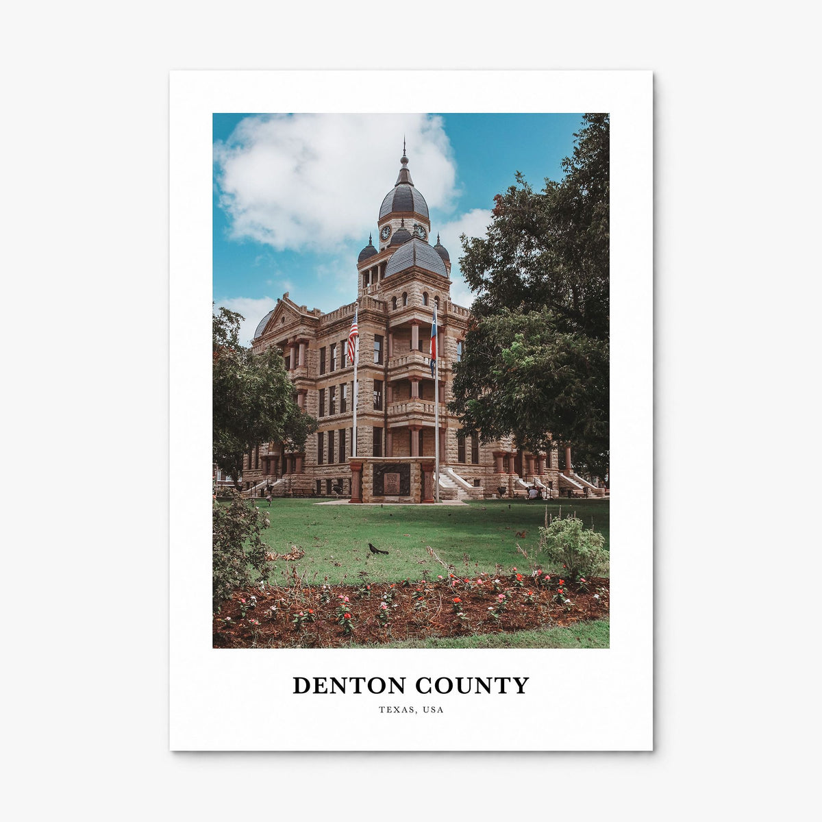 Denton County Classic Poster, print only (unframed)