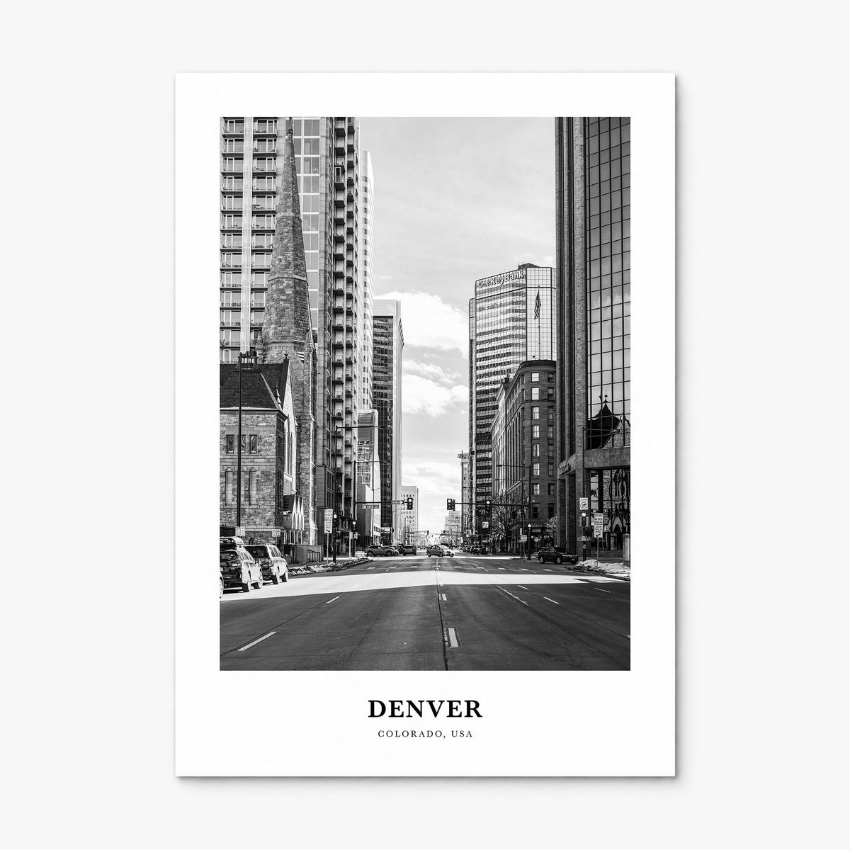 Denver Classic No 4 Poster, print only (unframed)