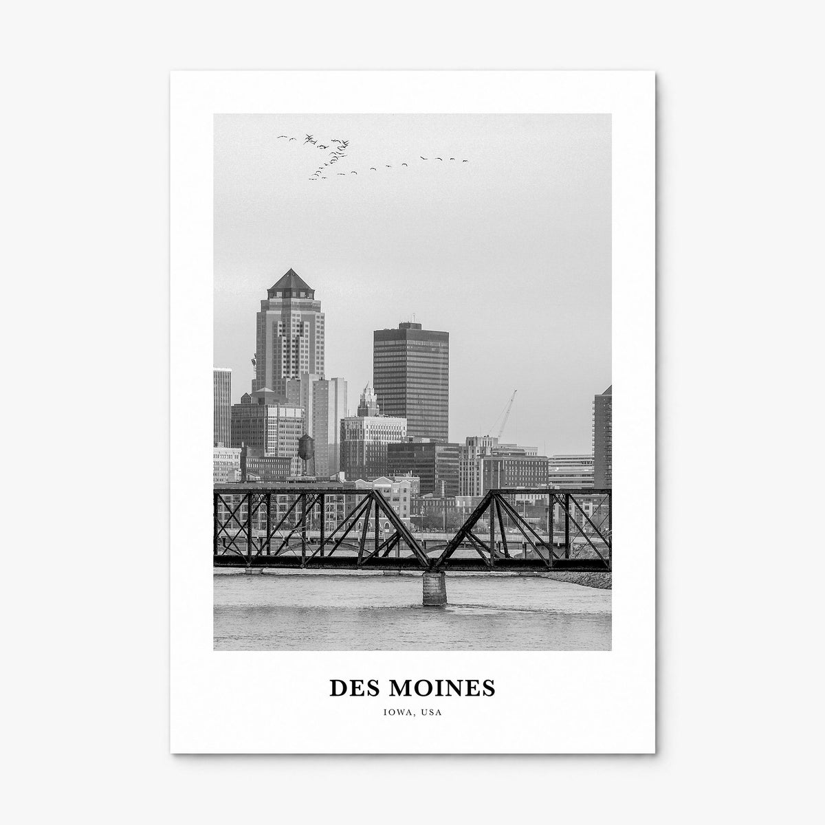 Des Moines Classic No 1 Poster, print only (unframed)