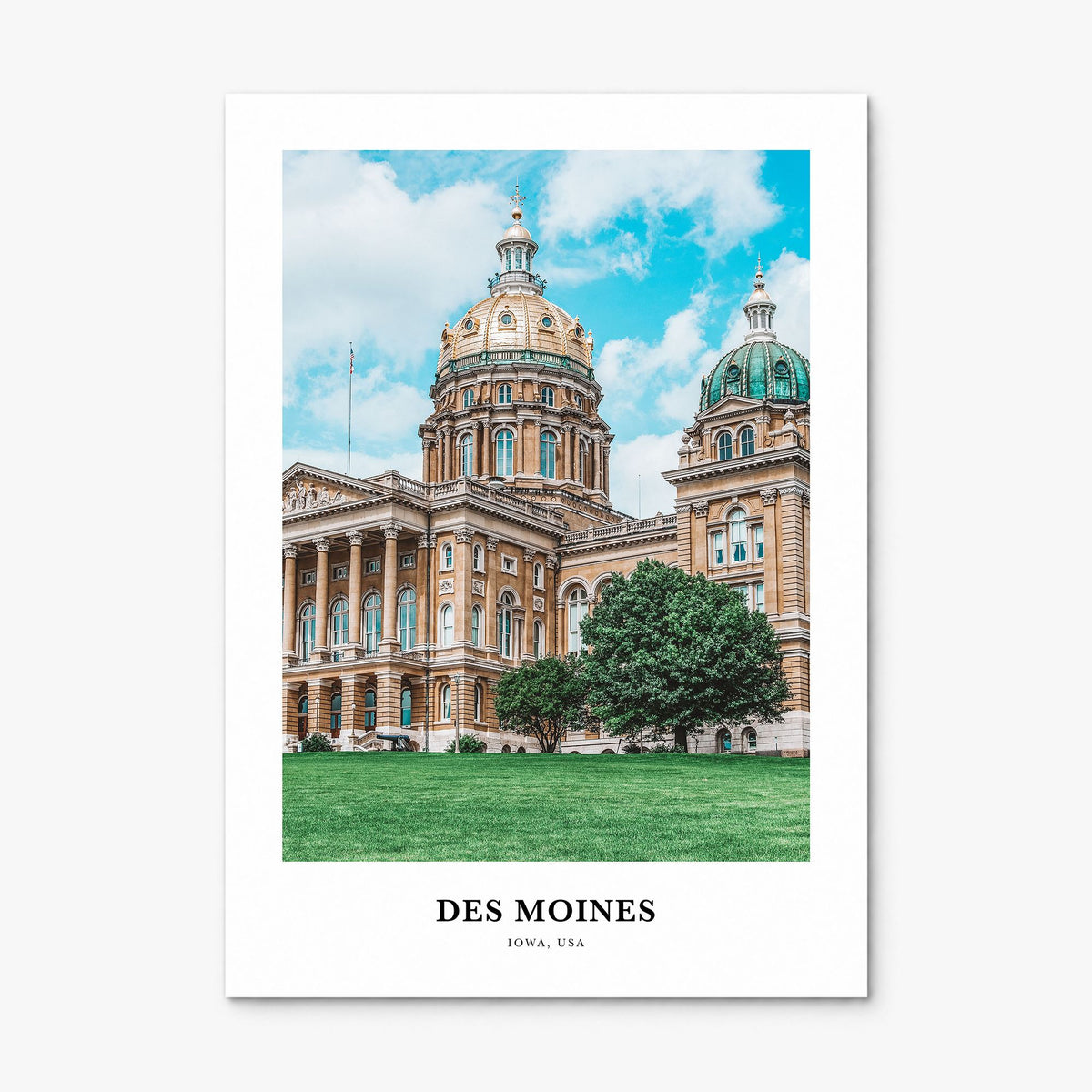 Des Moines Classic No 1 Poster, print only (unframed)
