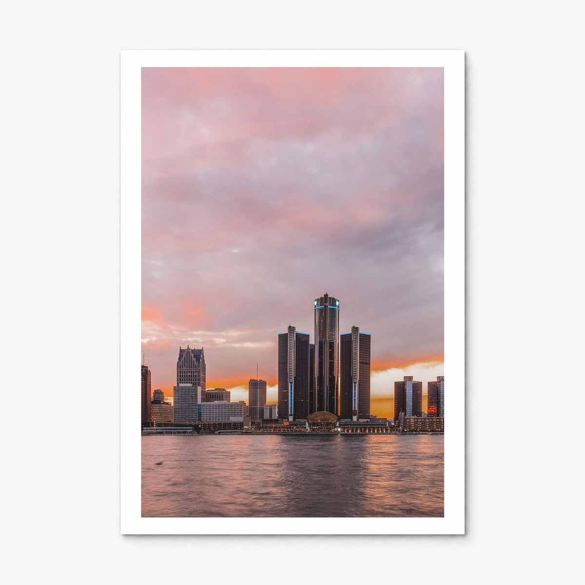 Detroit Photo No 2 Poster, print only (unframed), white border