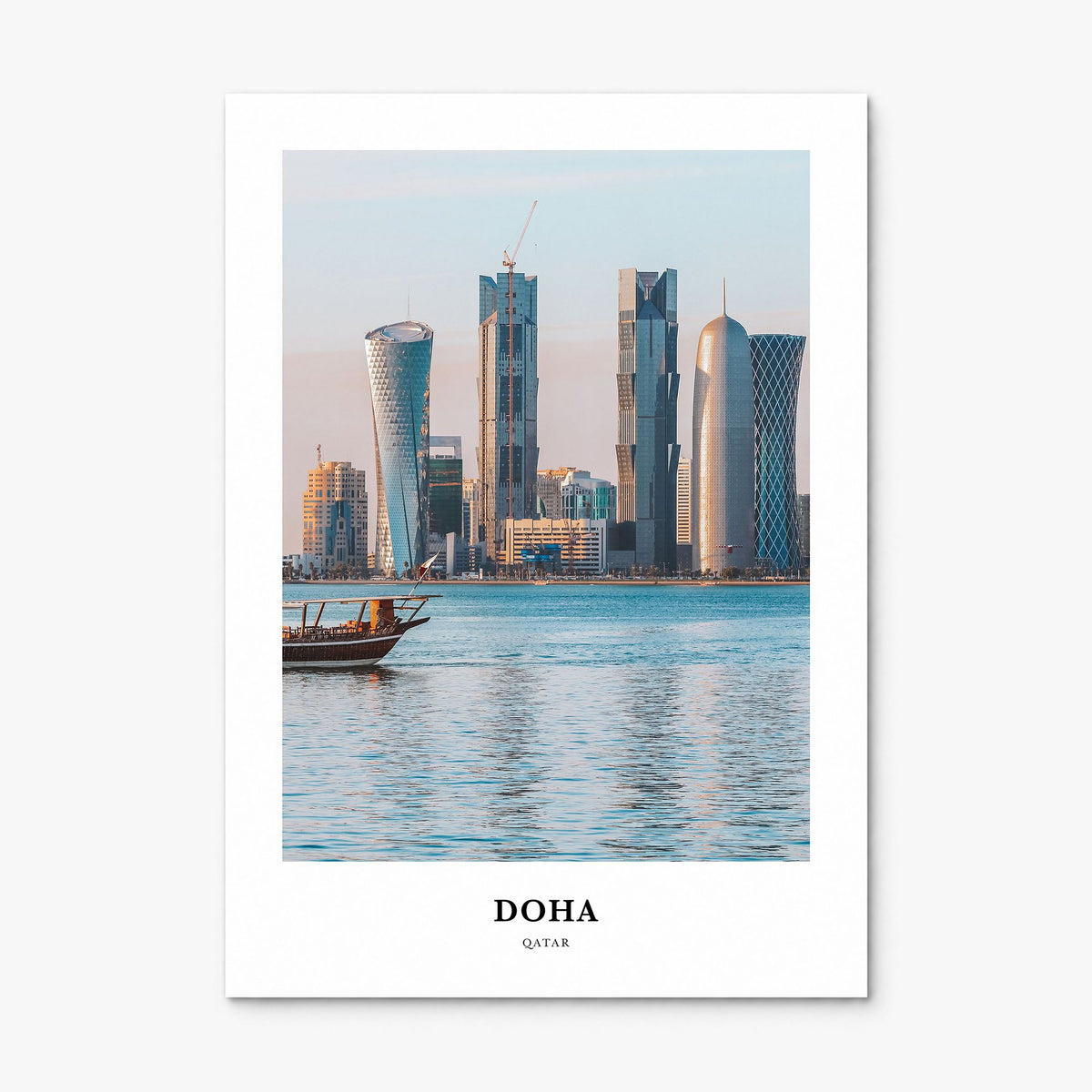 Doha Classic Poster, print only (unframed)