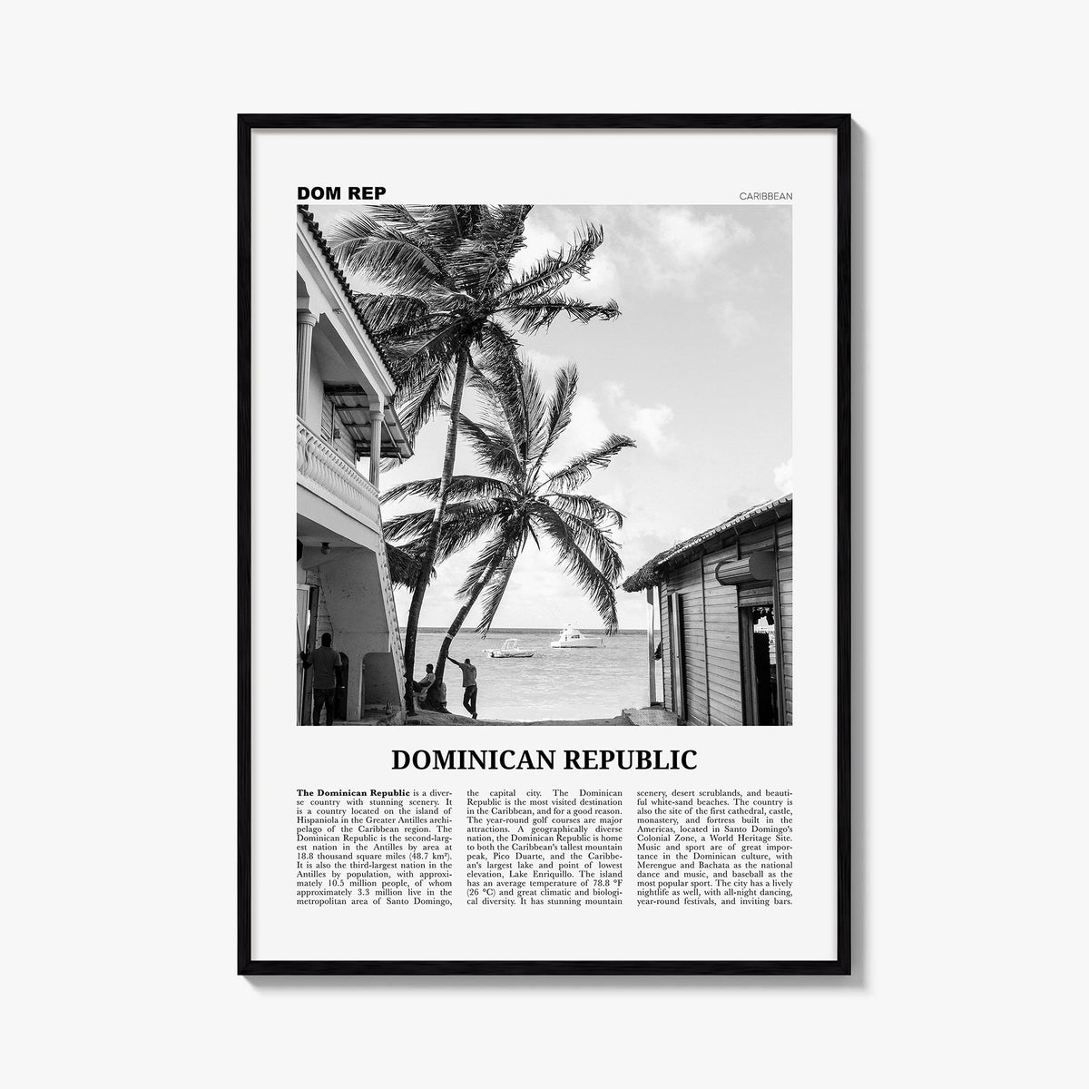 Dominican Republic Newspaper No 1 Poster