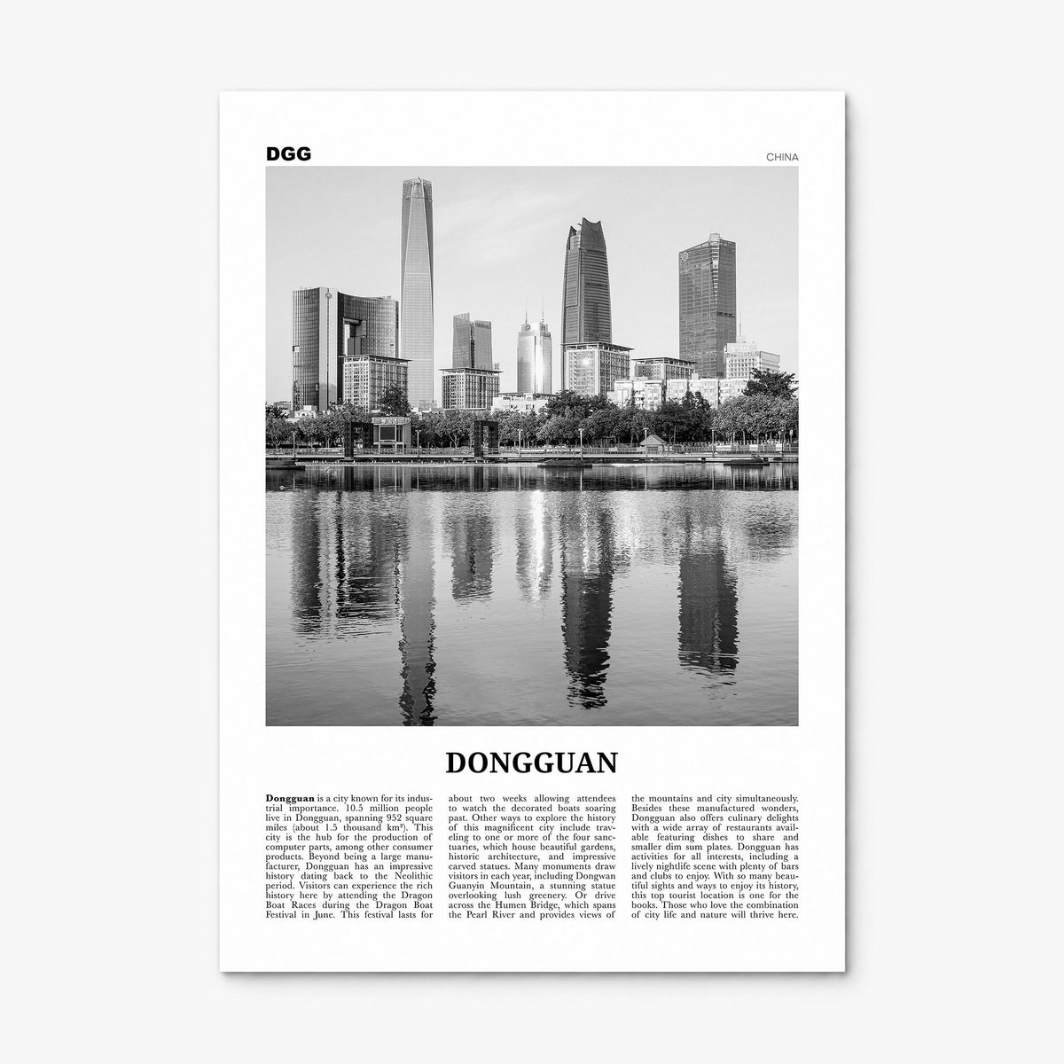 Dongguan Newspaper Poster, print only (unframed)
