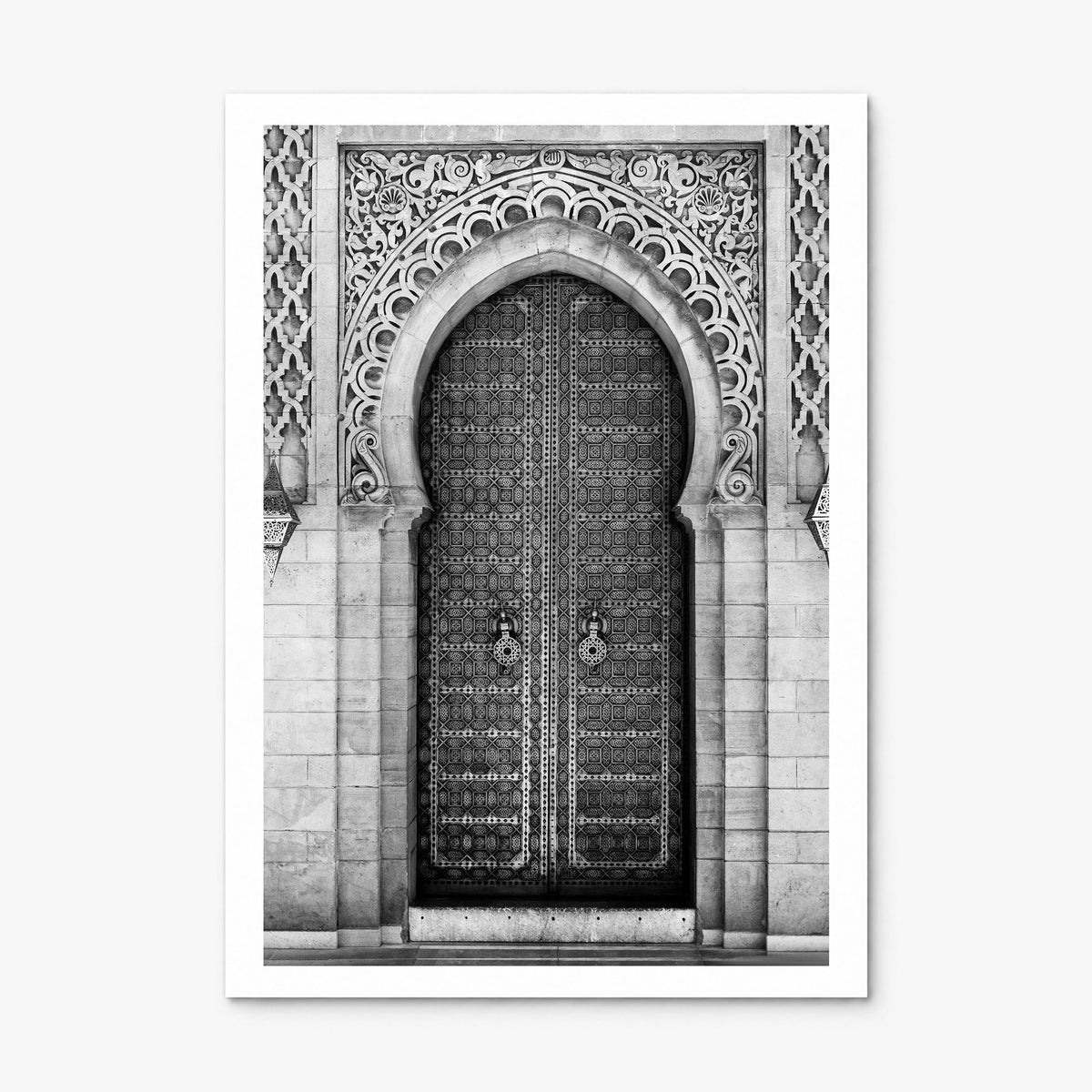 Door Photo Poster, print only (unframed), white border