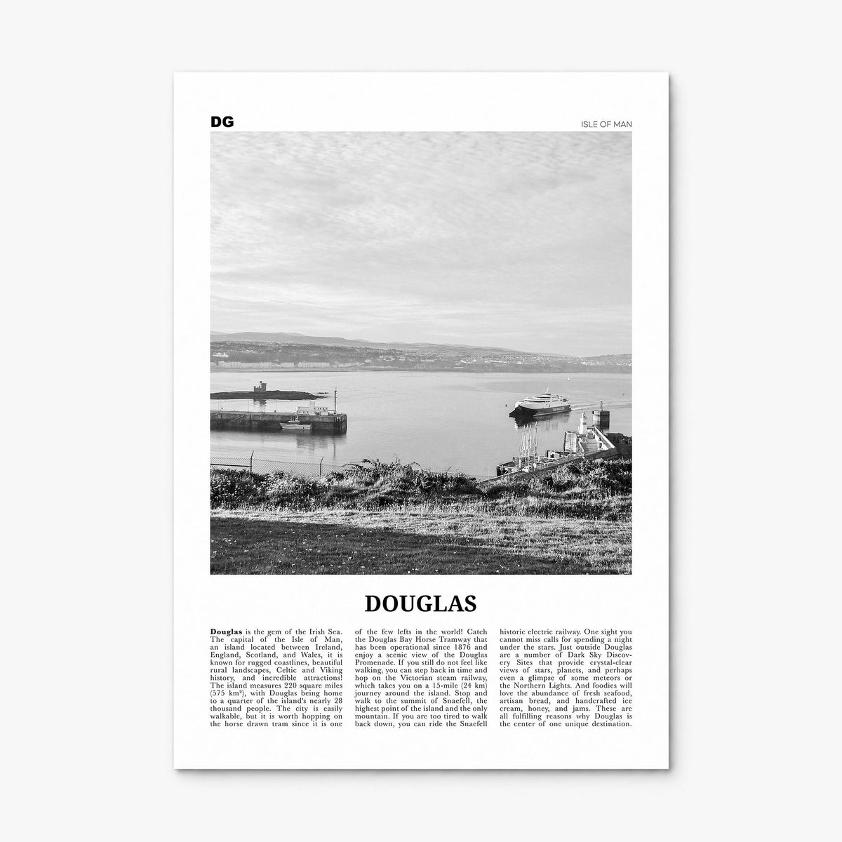 Douglas, Cork Newspaper Poster, print only (unframed)