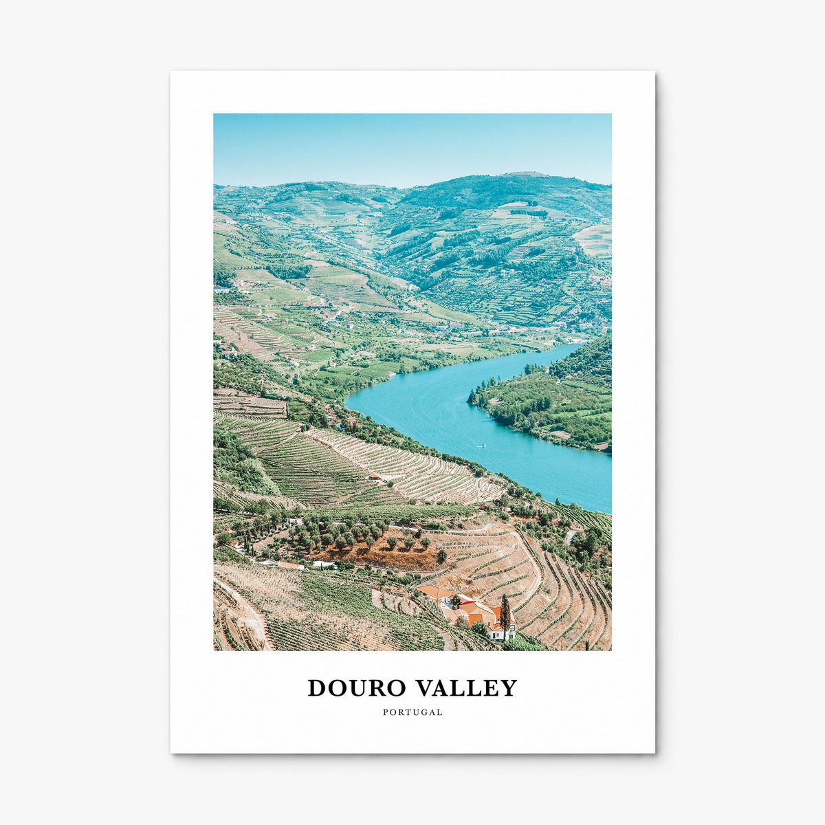 Douro Valley Classic Poster, print only (unframed)