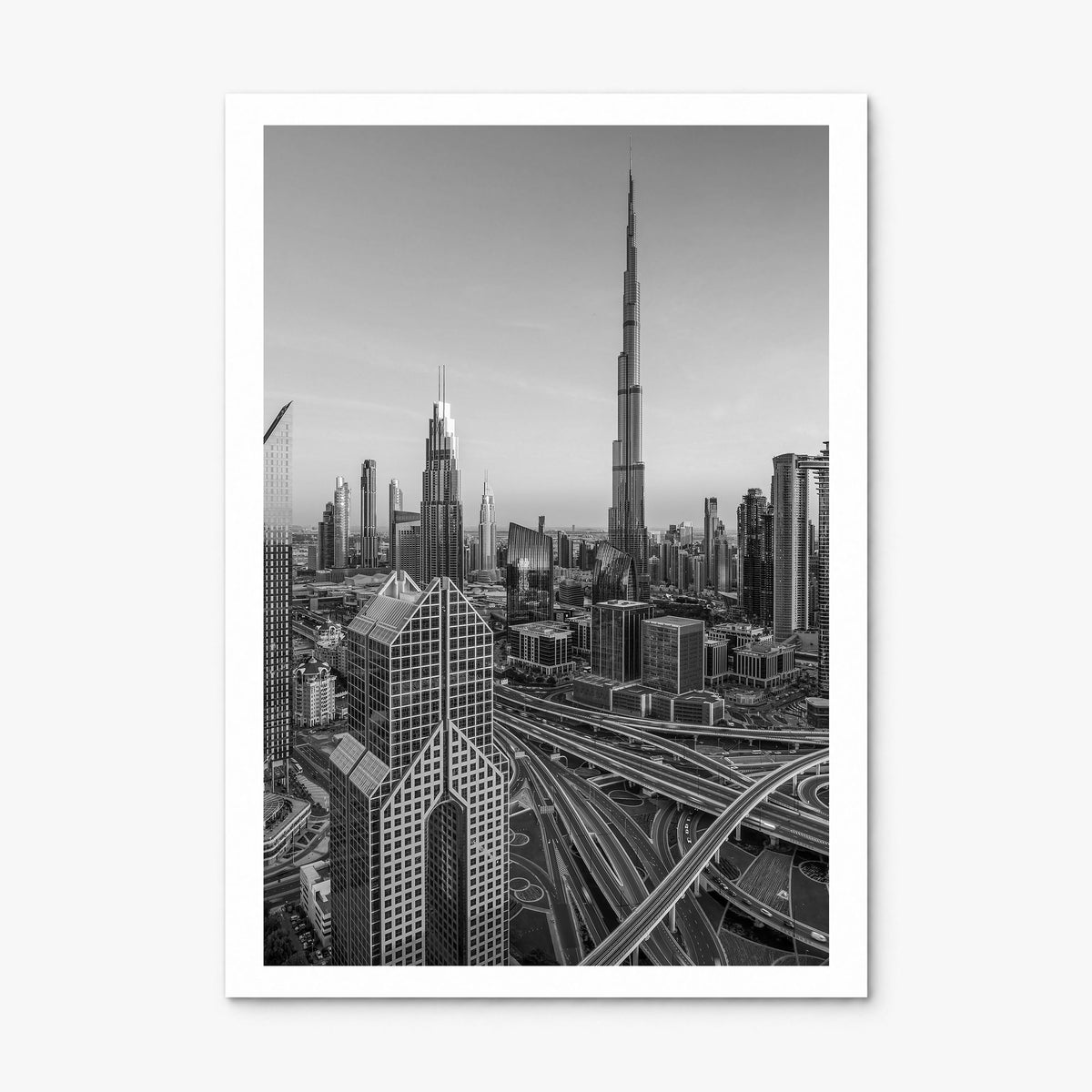 Dubai Photo No 2 Poster, print only (unframed), white border
