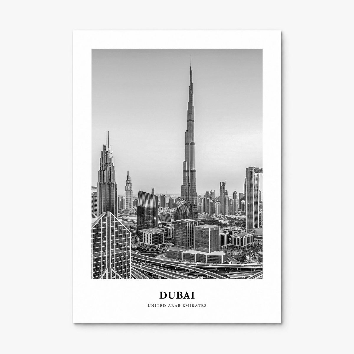 Dubai Classic No 3 Poster, print only (unframed)