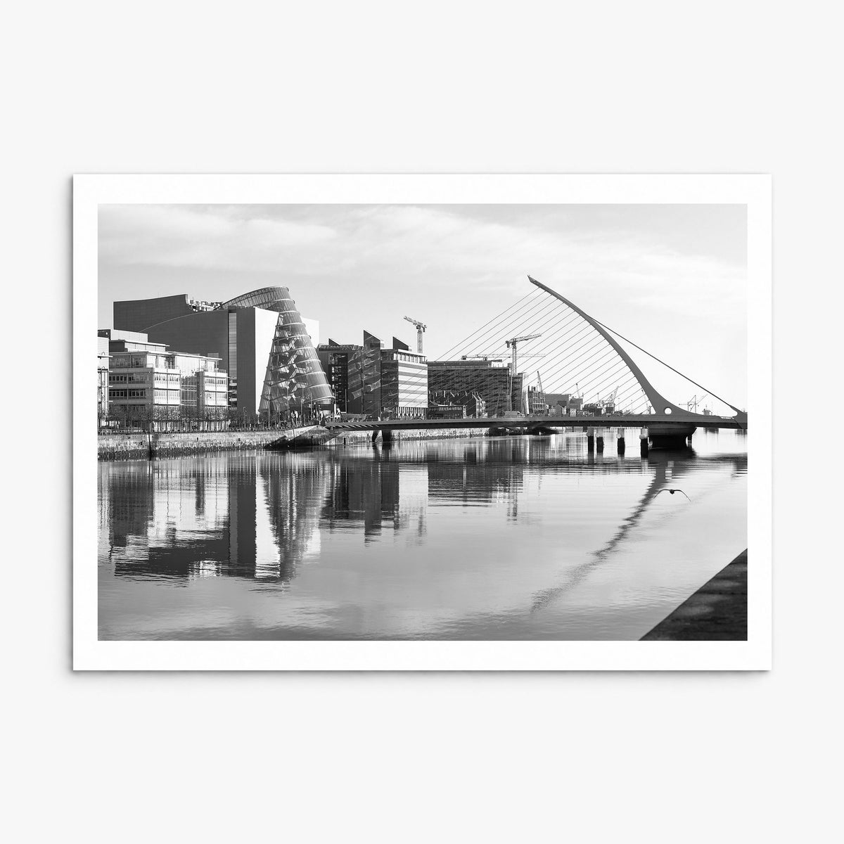 Dublin Photo Poster, print only (unframed), white border