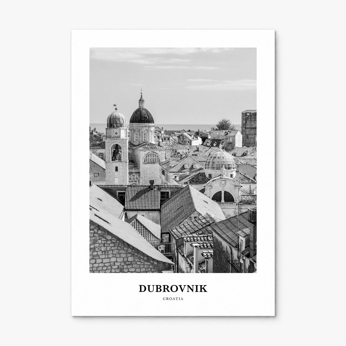 Dubrovnik Classic Poster, print only (unframed)