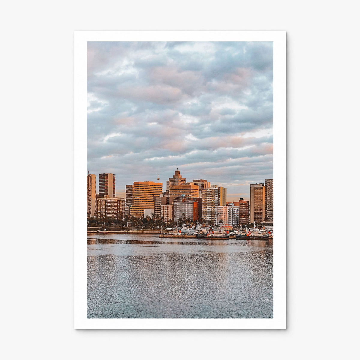 Durban Photo Poster, print only (unframed), white border