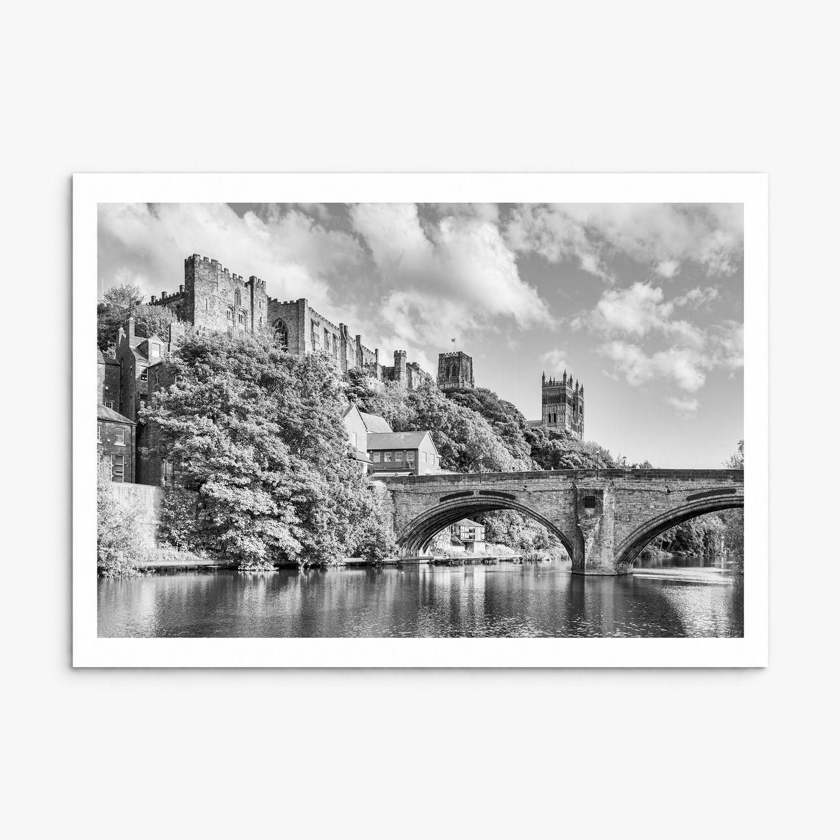Durham, England Photo Poster, print only (unframed), white border