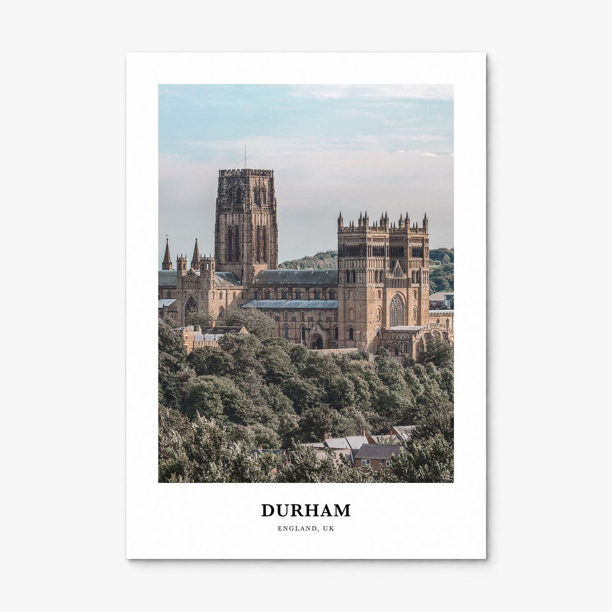 Durham, England Classic Poster, print only (unframed)