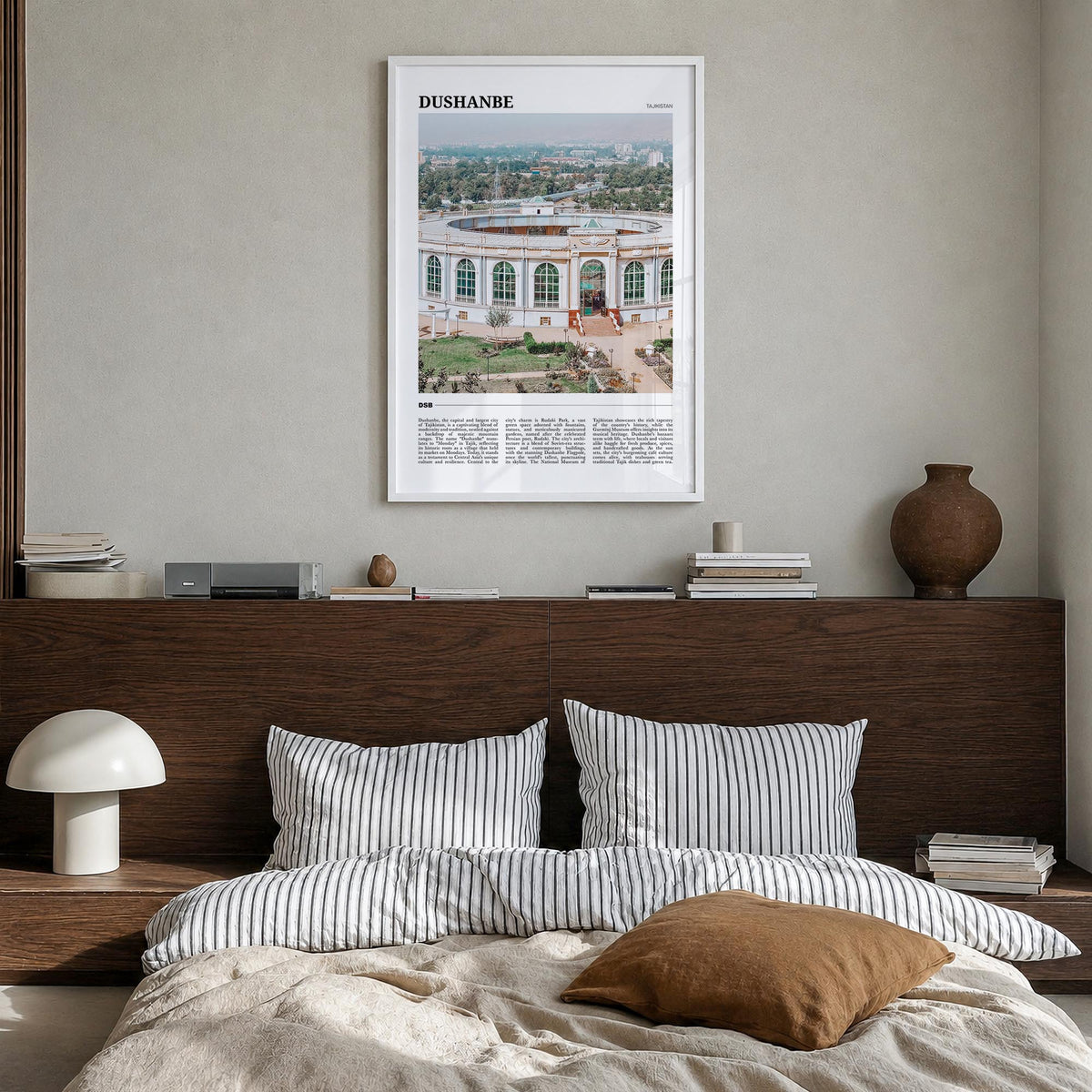 Dushanbe Travel Poster