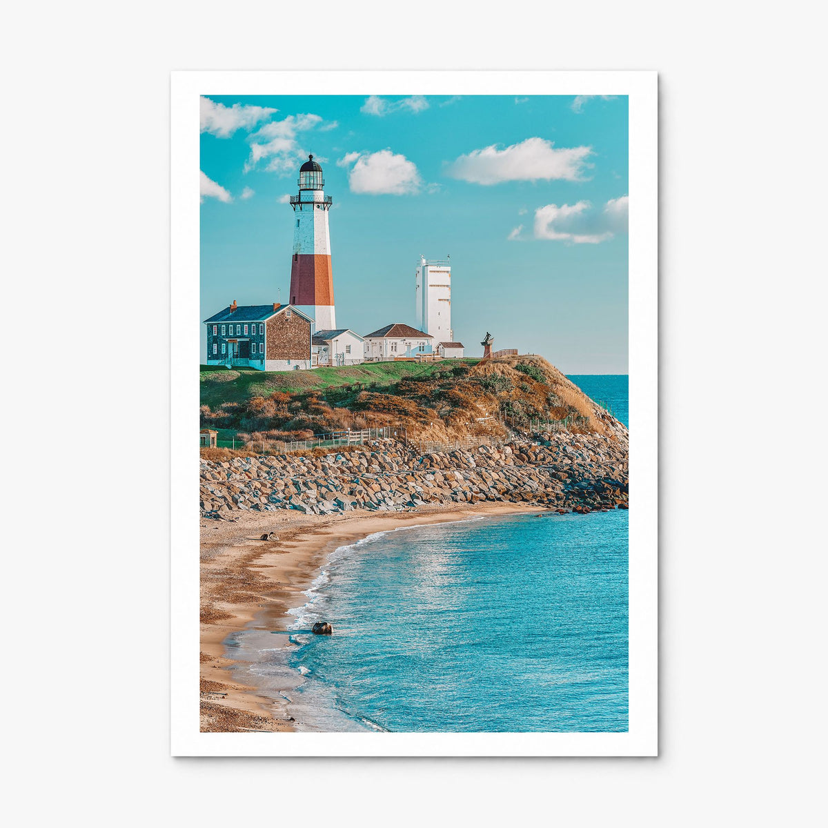 East Hampton Photo Poster, print only (unframed), white border
