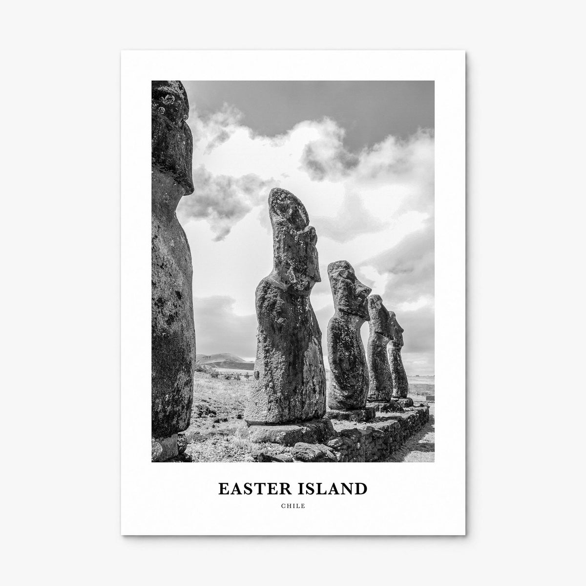 Easter Island Classic Poster, print only (unframed)