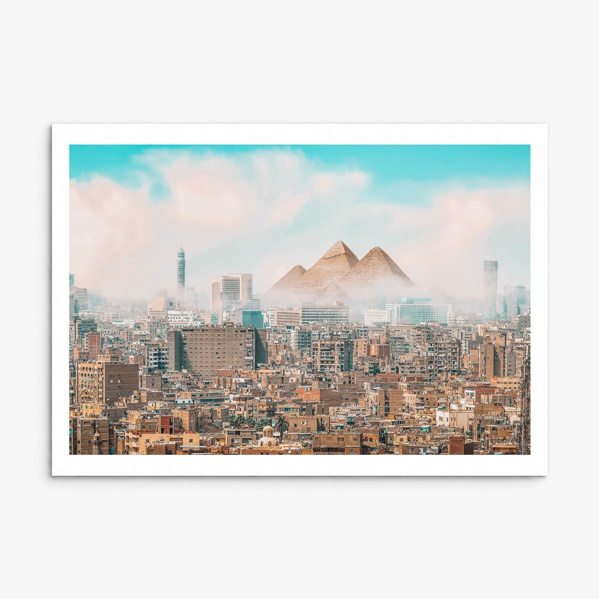 Egypt Photo Poster, print only (unframed), white border