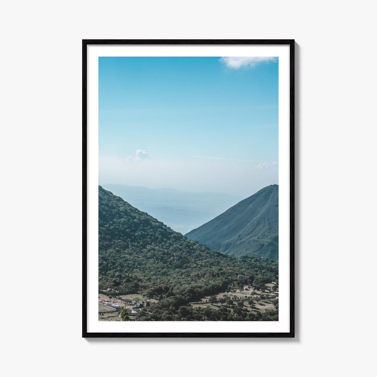 El Salvador no. 2 colorful photo poster of Central America – vertical wall art, unframed print shown in interior mockup