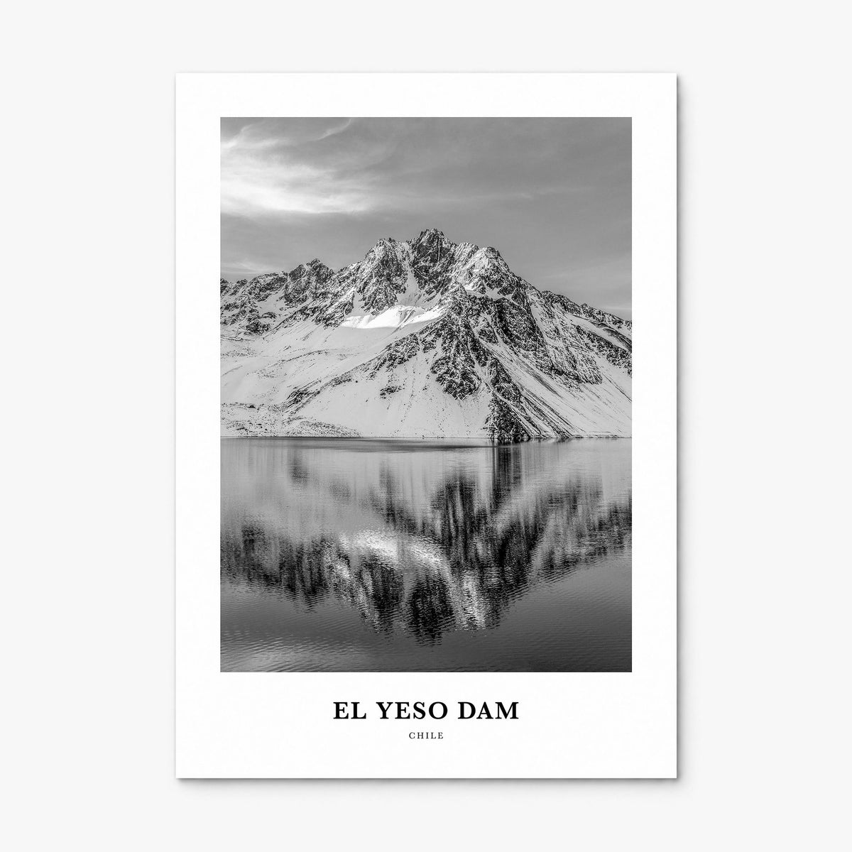 El Yeso Dam Classic Poster, print only (unframed)