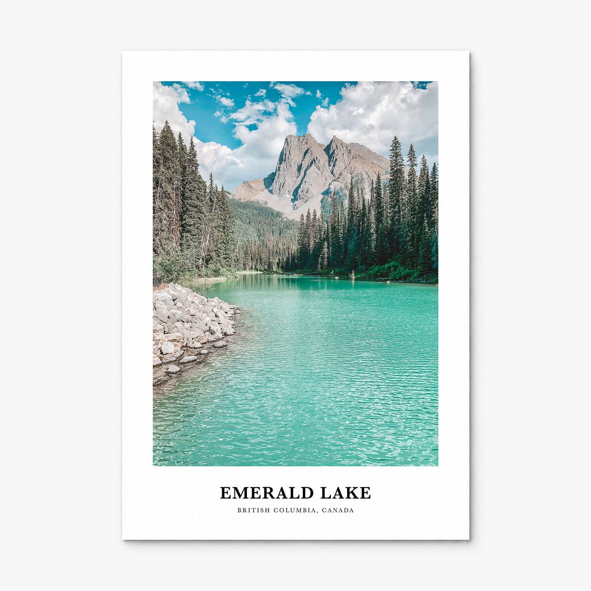Emerald Lake Classic Poster, print only (unframed)