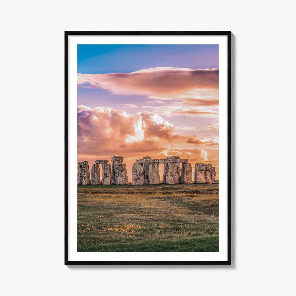 England colorful photo poster of United Kingdom – vertical wall art, unframed print shown in interior mockup
