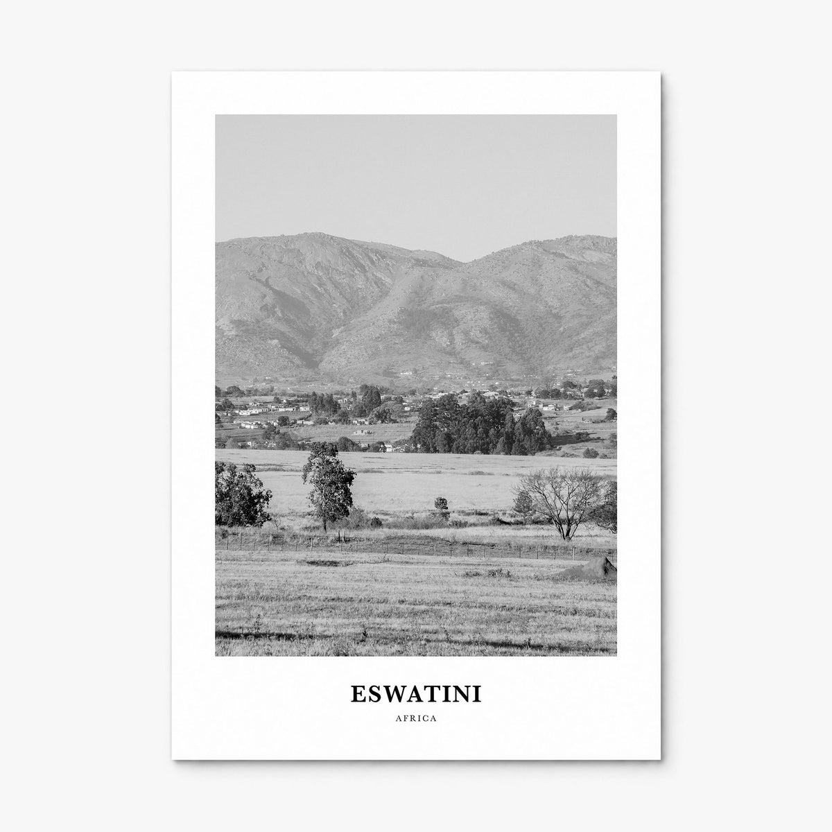 Eswatini Classic Poster, print only (unframed)