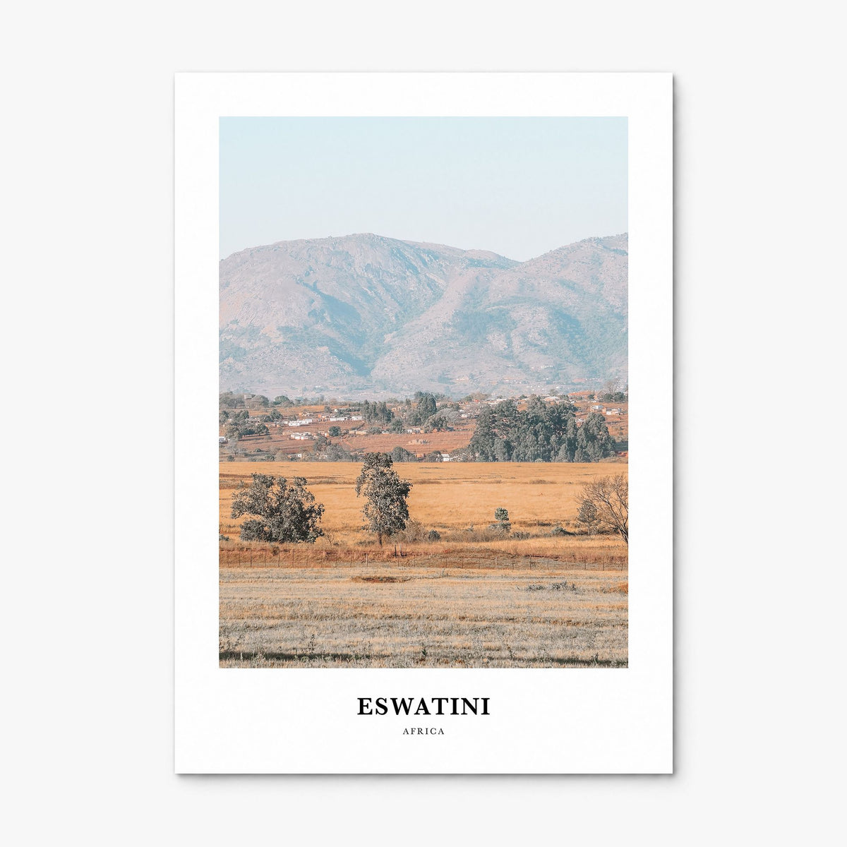 Eswatini Classic Poster, print only (unframed)