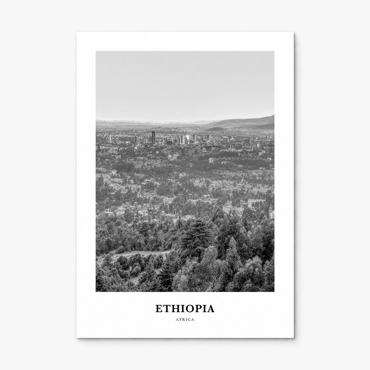 Ethiopia Classic No 2 Poster, print only (unframed)