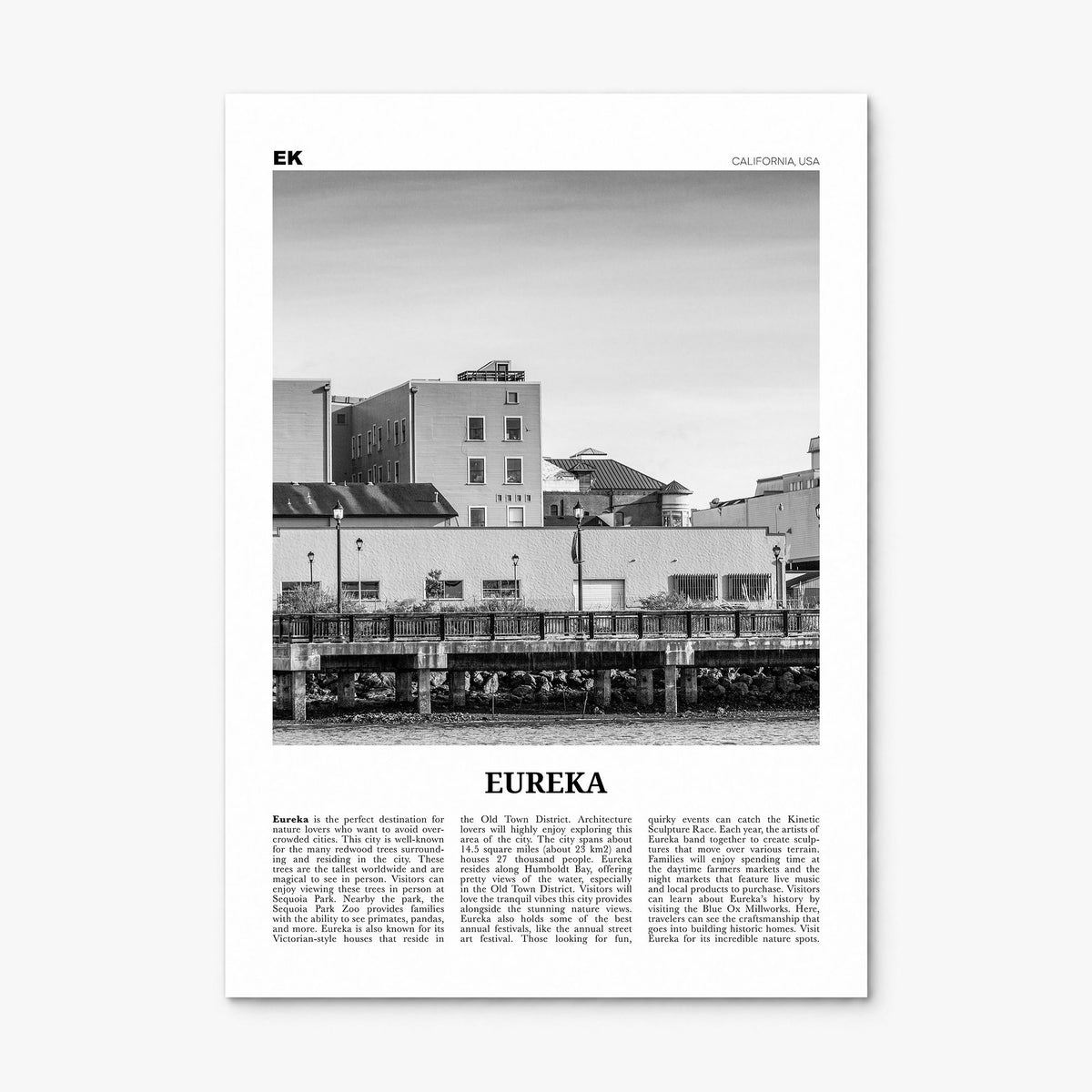 Eureka Newspaper Poster, print only (unframed)