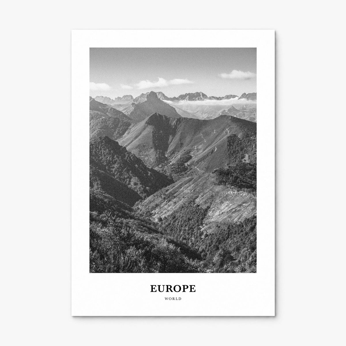 Europe Classic Poster, print only (unframed)
