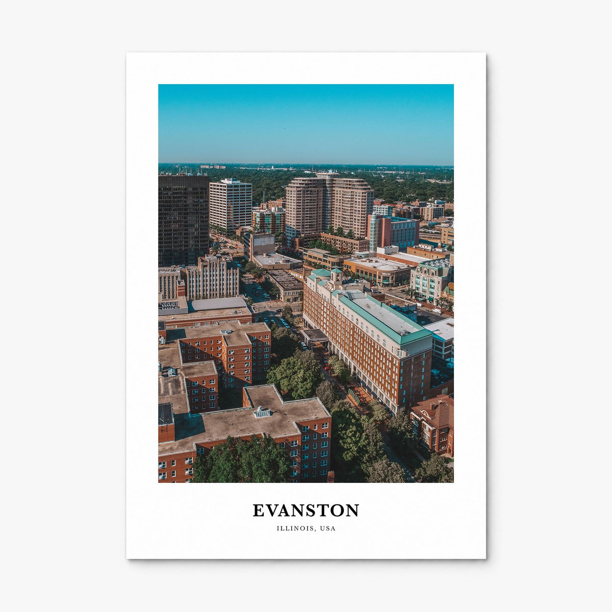 Evanston Classic Poster, print only (unframed)