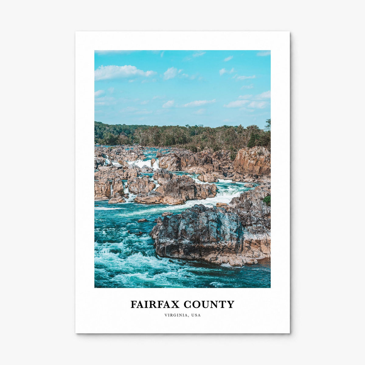 Fairfax County Classic Poster, print only (unframed)