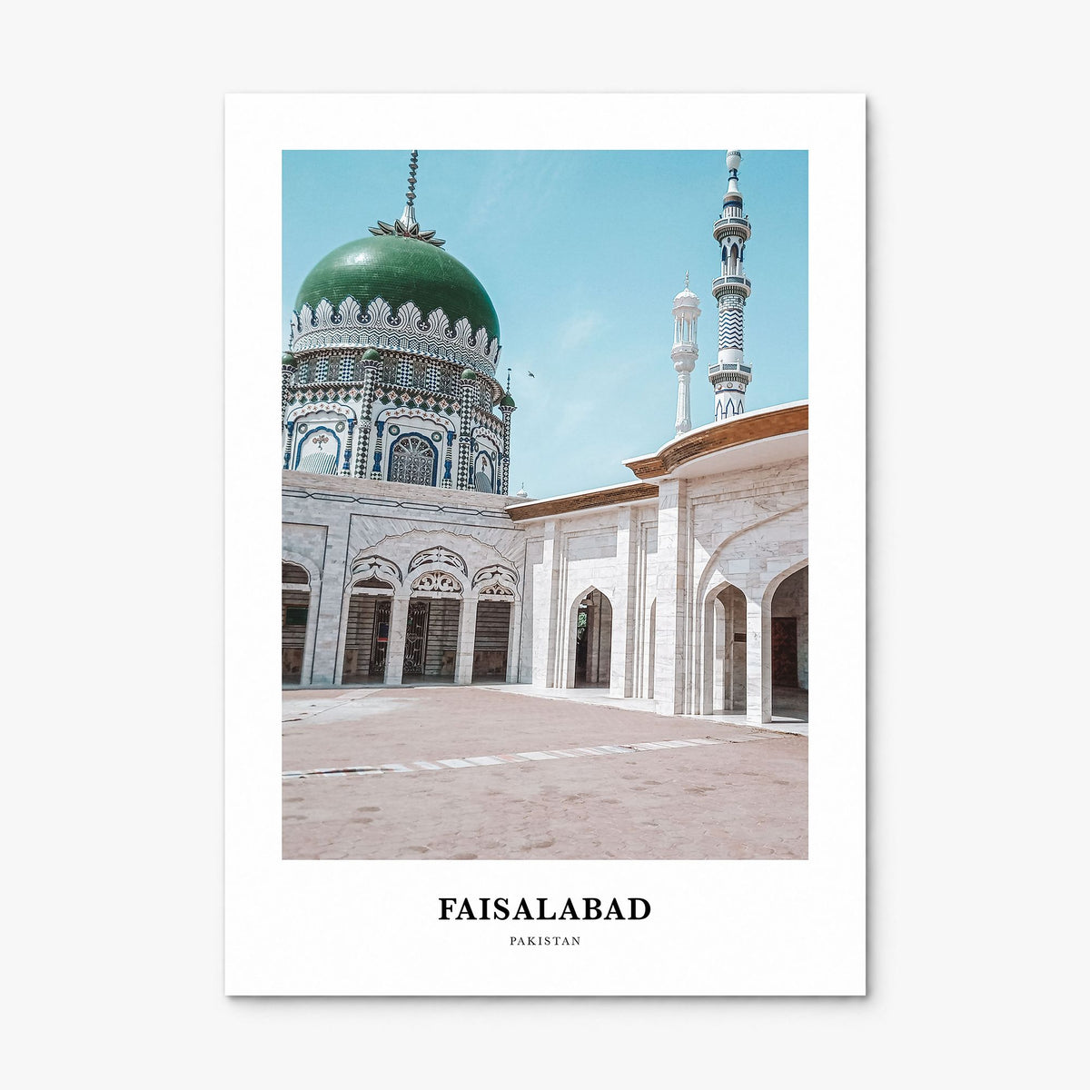 Faisalabad Classic Poster, print only (unframed)