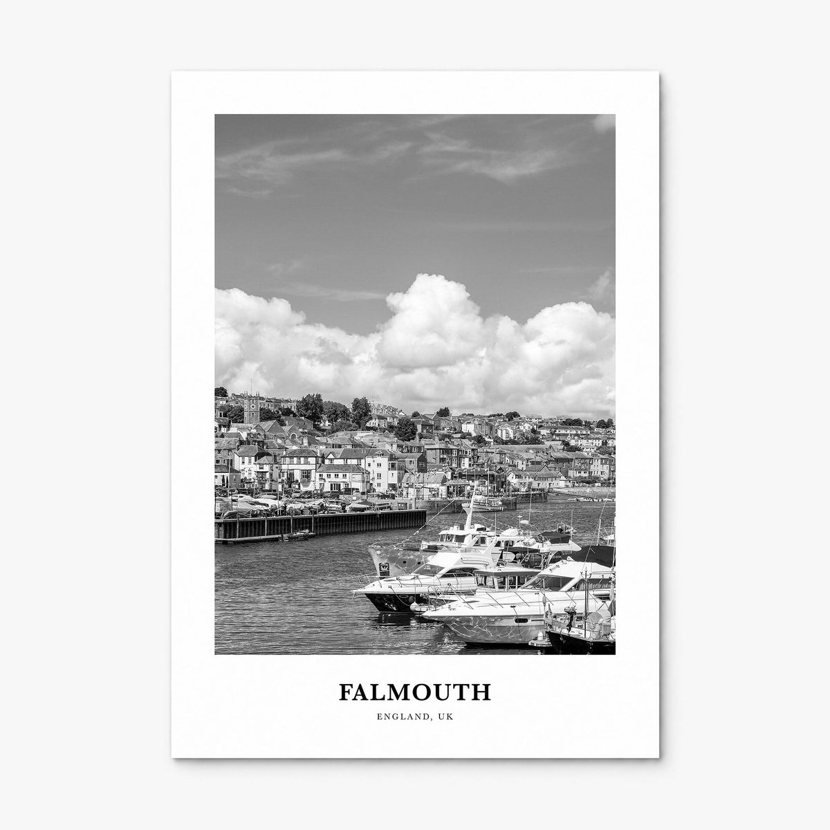 Falmouth, England Classic Poster, print only (unframed)