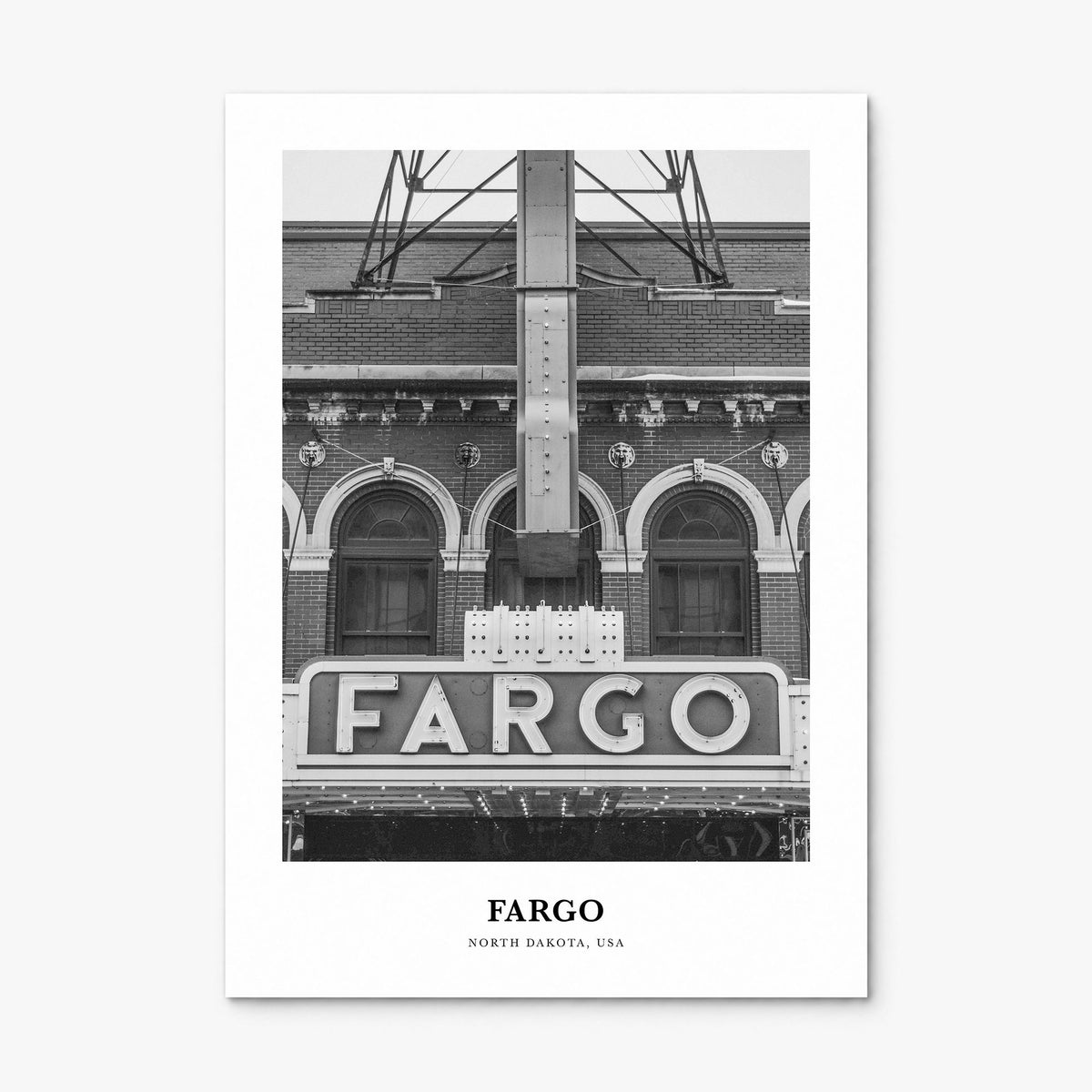 Fargo Classic No 2 Poster, print only (unframed)
