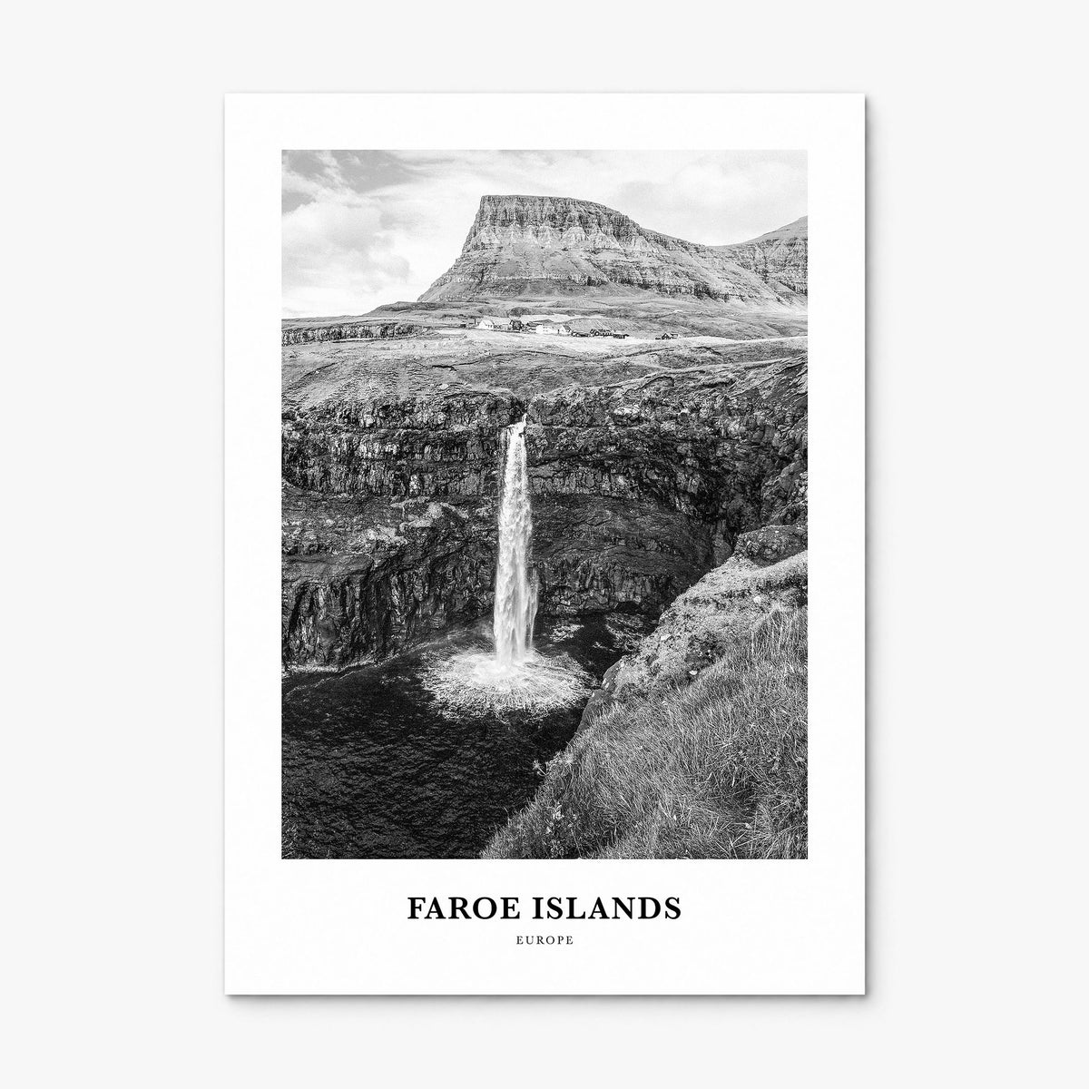 Faroe Islands Classic Poster, print only (unframed)