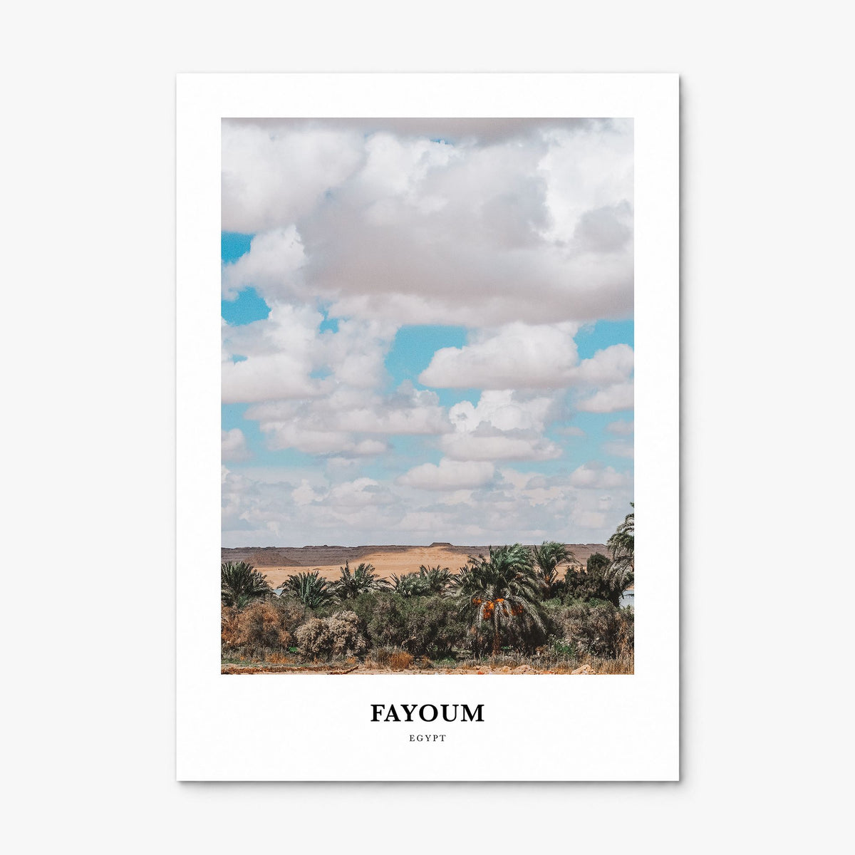 Fayoum Classic Poster, print only (unframed)