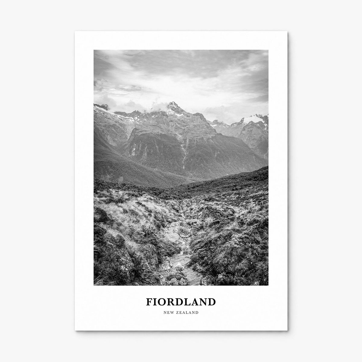 Fiordland National Park Classic Poster, print only (unframed)
