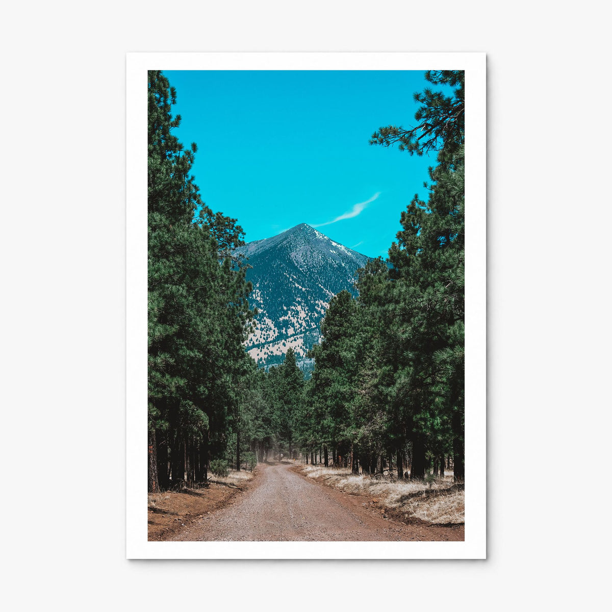 Flagstaff Photo Poster, print only (unframed), white border
